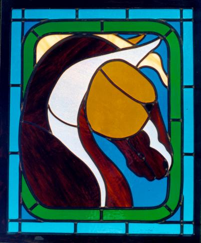 Scan of photo of Horse Window
